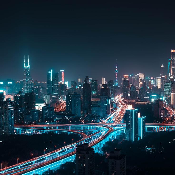 City skyline in Amsterdam, Netherlands