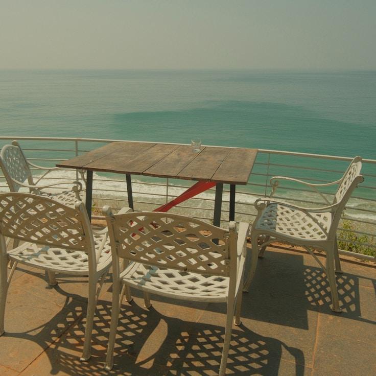 Outdoor terrace seating suitable for families in Amsterdam